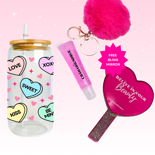 PRE ORDER - Cupids Cup Bundle With Free Bling Mirror